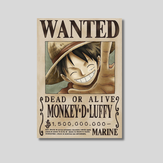 OnePiece Monkey D Luffy Wanted